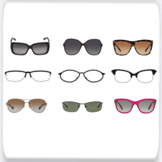 Men's lenses and glasses