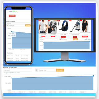 search & track price drops