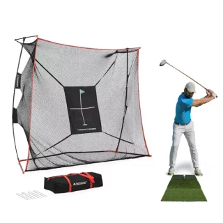 Golf nets, cages and mats